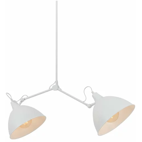 Custom Form Bijela viseća lampa s metalnim sjenilom 104x104 cm Coben -