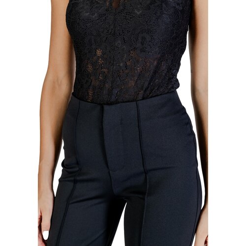 Guess Hlače CARLA FLARE PANTS V5YB11 KCX42 Črna Cene