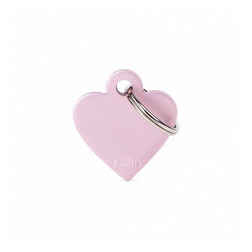 MYFAMILY Basic Privezak Za Graviranje Malo Pink Srce Aluminijum Slike