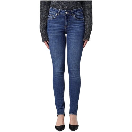 Liu Jo Kavbojke slim UF5013D0236 Modra Slike