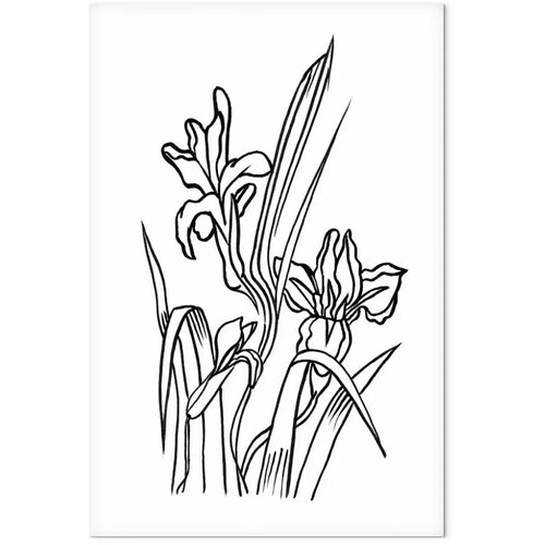  Slika - Love Irises (1 Part) Vertical 60x90 Slike