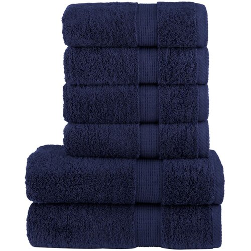  6-dijelni vrhunski set ručnika SOLUND modri 600 gsm Cijene