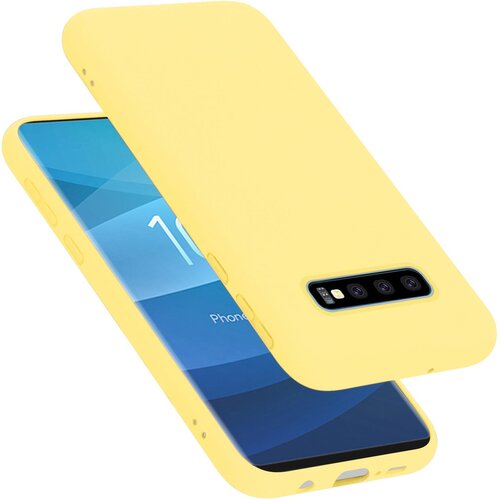 Cadorabo ohi&scaron;je, združljiv s Samsungom v tekoči rumeni - za&scaron;čitni pokrov, narejen iz fleksibilnega silikona TPU, (20588917) Cene