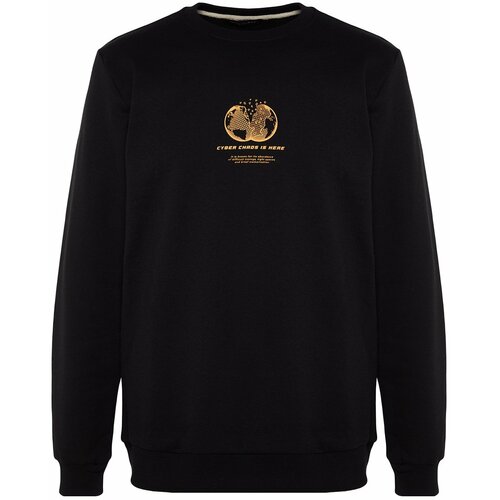 Trendyol Sweatshirt - Black - Regular fit Cene