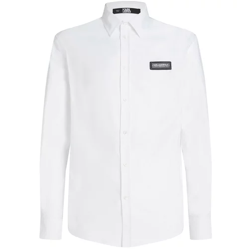 Karl Lagerfeld Poslovna košulja crna / bijela