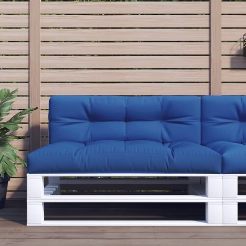 vidaXL Blazina za kavč iz palet kraljevsko modra 120x40x12 cm Cene