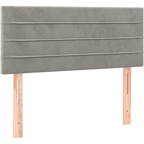 Box spring krevet s madracem svjetlosivi 80 x 200 cm bar&amp;scaron;unasti Slike