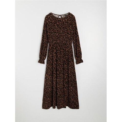 Sinsay Midi haljina s leopardskim uzorkom Cene