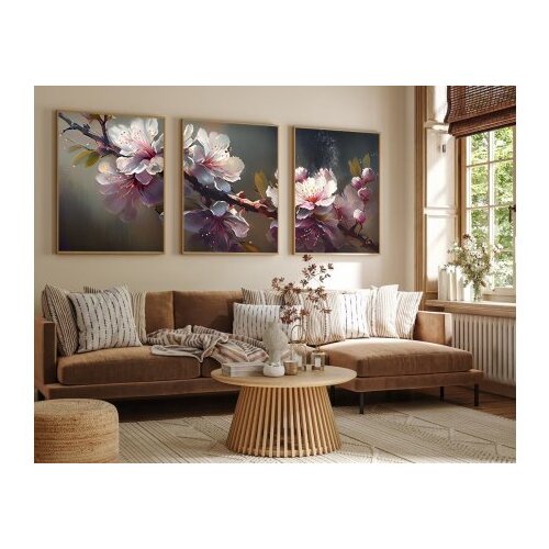 WALLXPERT Uramljena slika Huhu222, 35x50 cm , 3 dijela Cijene