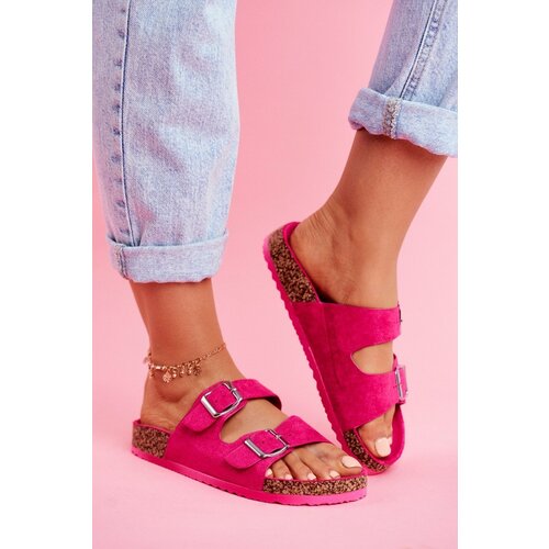 EVENTO PE1 Women&amp;#039;s Slides On Corck Fuchsia Si Senor Slike