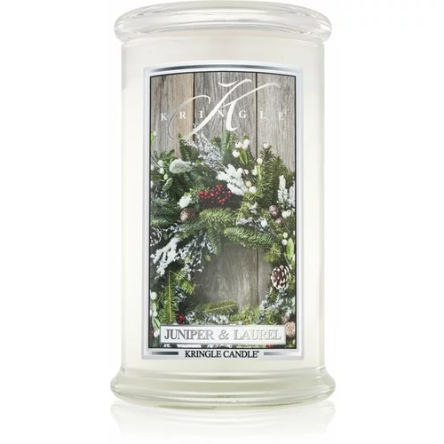 Kringle Candle Juniper & Laurel mirisna svijeća 624 g
