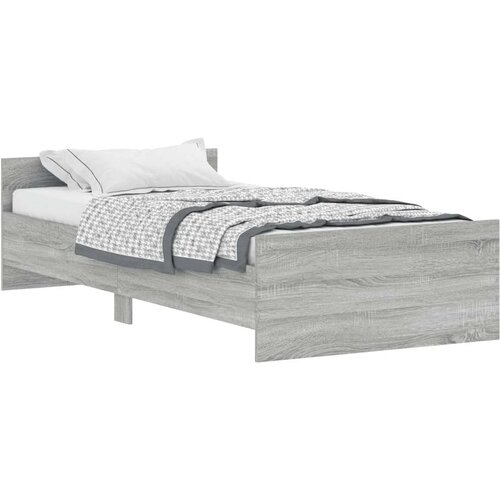  Okvir Za krevet boja hrasta 100x200 cm od konstruiranog drva Slike