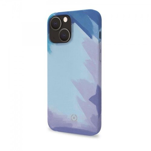 Celly Cover Watercolor iPhone 13 Azul, (20576258) Cene