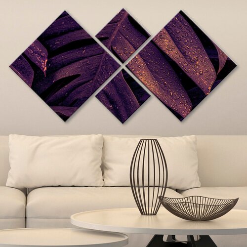 Wallity slika 4MDF2310839, 60x115 cm, 4 dela Cene