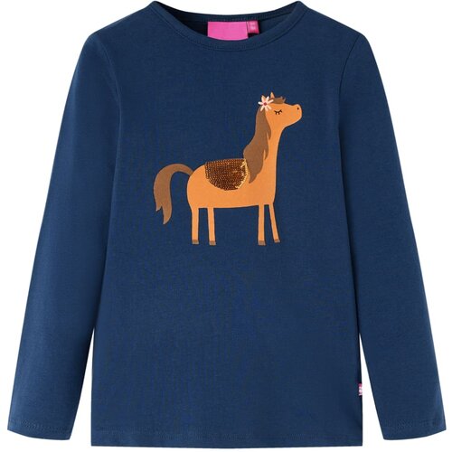 vidaXL Dječja majica dugih rukava modra 116 Cene