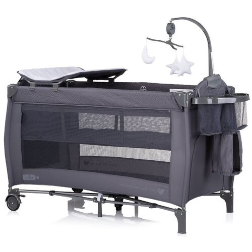 Chipolino Prenosivi Krevetac Bella Anthracite Cene