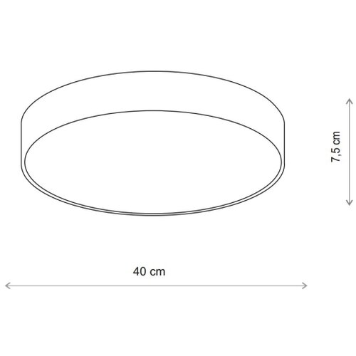 Brilagi plafonska svetiljka sa senzorom clare 3xE27/24W/230V &amp;oslash; 40 cm bež Slike