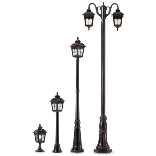  Redo 9652 - Spolja&amp;scaron;nja lampa YORK 1xE27/70W/230V IP44 braon Slike