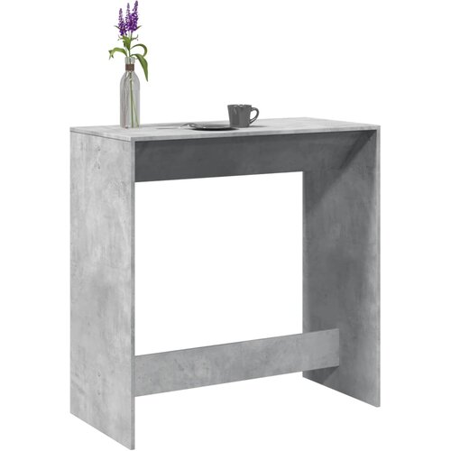 VidaXL Barski stol boja betona 102 x 50 x 103,5 cm konstruirano drvo Slike