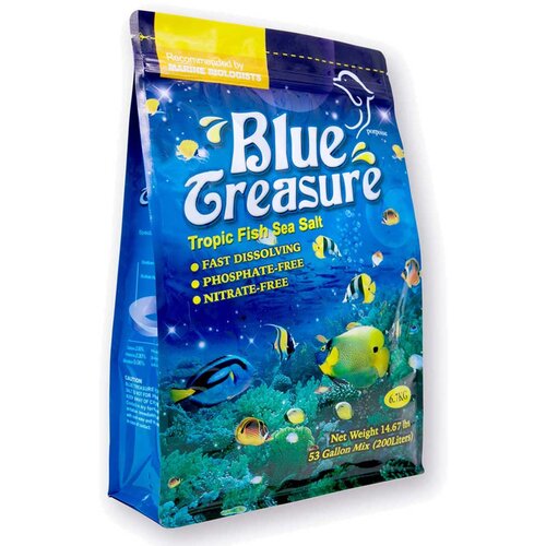 Blue Treasure reef salt Cene