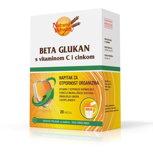 Natural Wealth Beta glukan s vitaminom C i Cinkom Cene