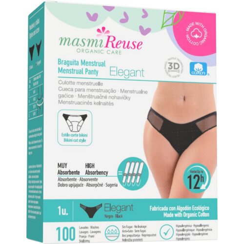 Masmi Menstrualne gaćice &amp;quot;Elegant&amp;quot; - XL Slike
