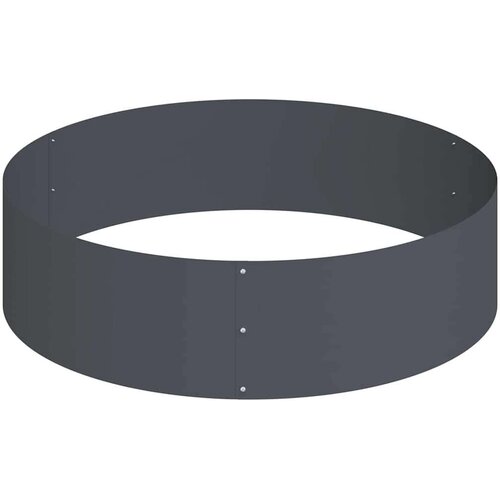  Vrtna saksija Antracit 120 x 120 x 20 cm Čelična vrata - Čelik/ antracit &amp;Oslash; 120 cm Slike