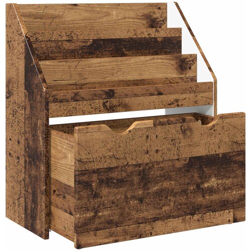  Polica za knjige za djecu Staro drvo 60 x 29,5 x 69 cm Slike
