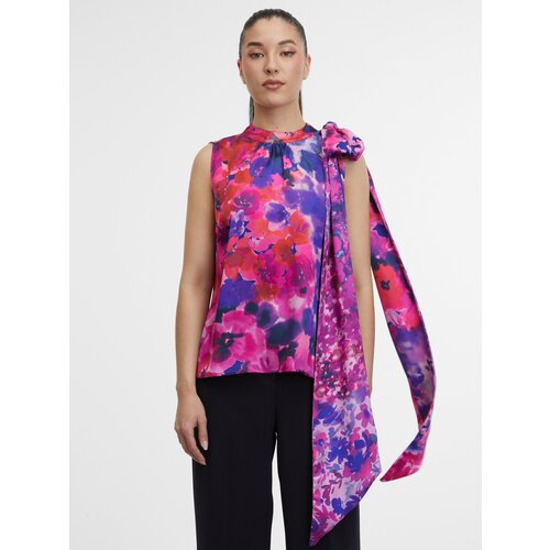 Orsay Purple Women's Floral Top - Women's Cene