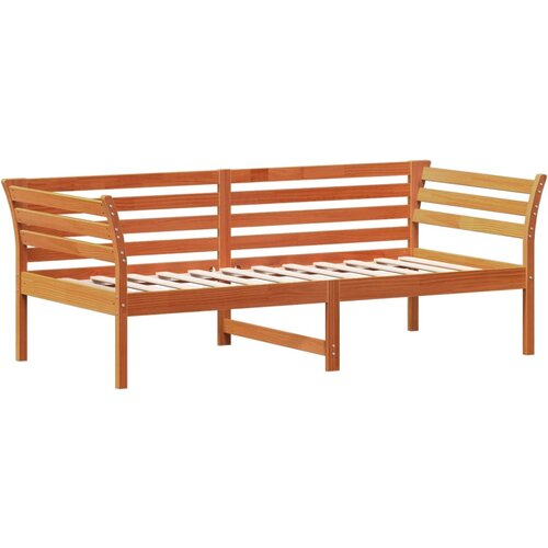 VidaXL Dnevna postelja vo&amp;scaron;čeno rjava 90x190 cm trdna borovina, (21007298) Slike