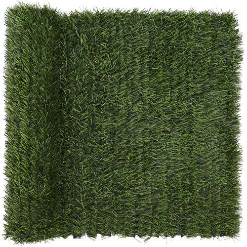  Umjetna ograda Svijetlo zelena 1 x 5 m PVC i čelik Slike