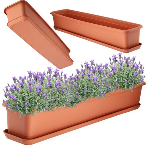 KADAX balkonski cvetlični lonec 80 cm z podolgovatim dnom, (5000353225) Slike