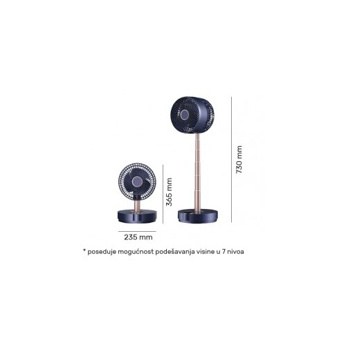 Biton Electronics ventilator stoni & podni punjivi FC22BRD Cene