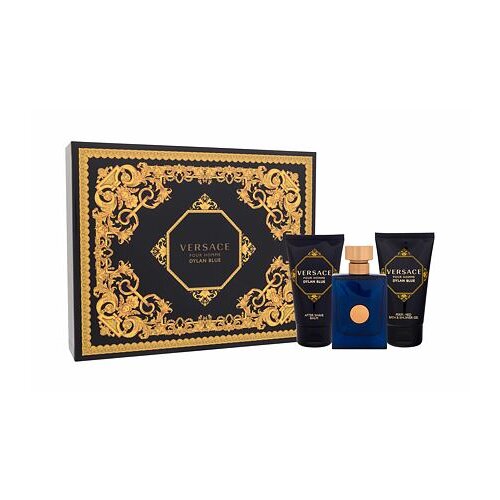 Versace Pour Homme Dylan Blue darilni set toaletna voda 50 ml + gel za prhanje 50 ml + balzam po britju 50 ml za mo&amp;scaron;ke Slike
