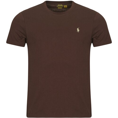 Polo Ralph Lauren T-SHIRT AJUSTE EN COTON Smeđa Slike