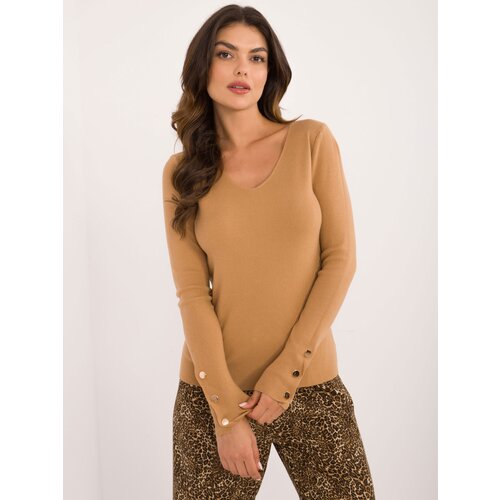 Wool Fashion Italia Sweater-AT-SW-2334.91-camel Cene