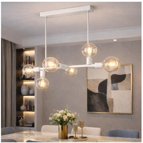  Luster na &scaron;ipci ASTRID 6xE27/60W/230V beli Cene