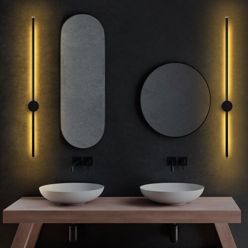 Opviq lights Črna LED stenska svetilka &amp;oslash; 7 cm Sword &amp;ndash; Slike