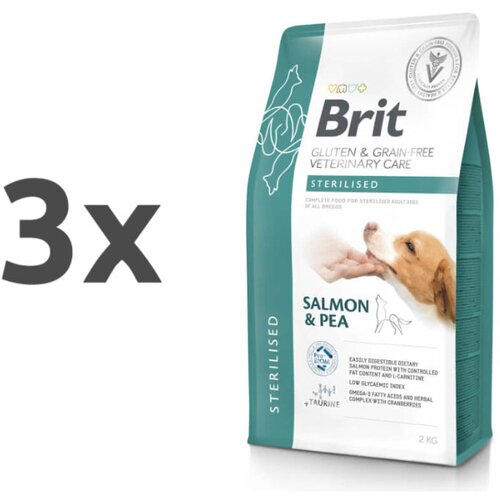 Brit veterinary diet Brit GF Veterinarska dieta za pes - Sterilised 3 x 2 kg Cene