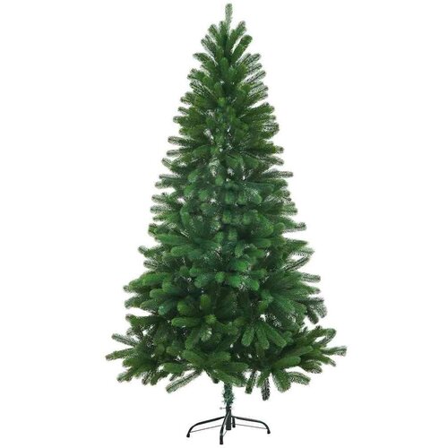  Božićno drvce s 150 LED svjetlima s stalakom Zelena 150 cm PE Slike