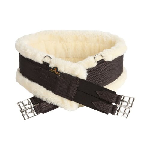 Kentucky Horsewear Rjavi pas iz ovčetine - 135 cm Slike