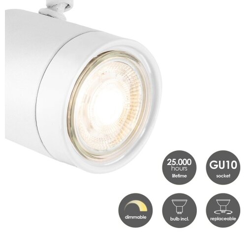  LED prigu&amp;scaron;iva spot svetiljka MANU 1xGU10/5,8W/230V bela Slike