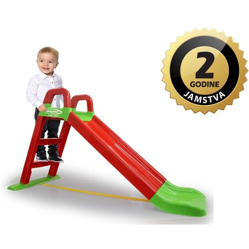 JAMARA tobogan Funny Slide, 145cm, dodatni sigurnosni remen, crveni Slike