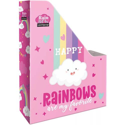ICO ICO: Lizzysuli Lollipop Rainbow ovitek za dokumente z mavričnim vzorcem, velikost A4 Slike