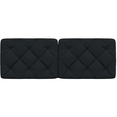 VidaXL jastuk za uzglavlje crni 120 cm od tkanine Slike