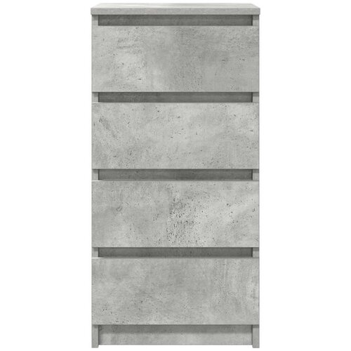  Komoda siva boja betona 37,5x35x76 cm od konstruiranog drva Slike