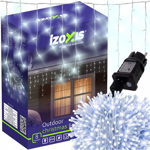  Zunanje novoletne lučke zavesa 500 LED hladno bela 8 funkcij 22,5m Cene