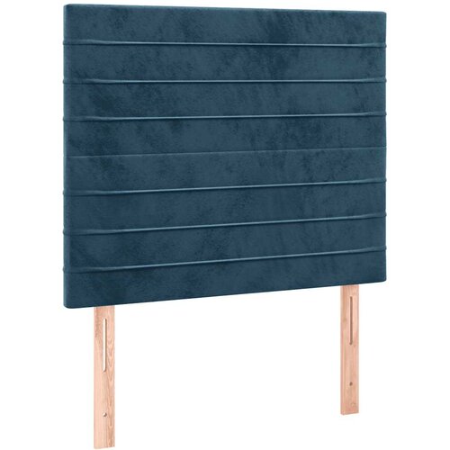  Krevet box spring s madracem LED tamnoplavi 90x190 cm bar&amp;scaron;un Slike