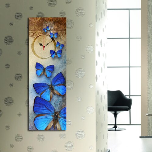 Opviq zidni sat 30x90cm Šareni Cene
