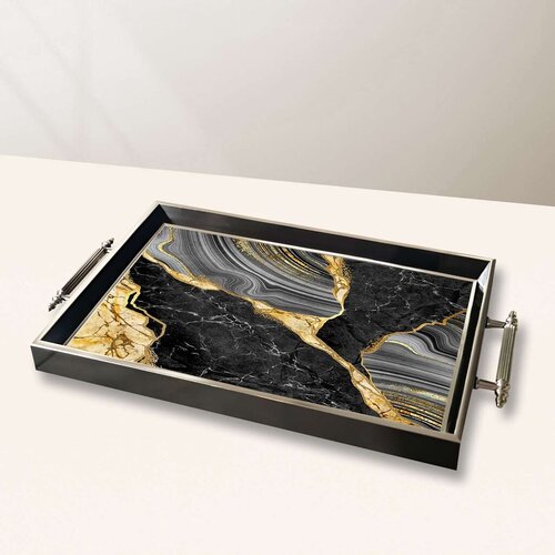 Aberto Design Poslužavnik TPG10010 50 x 29 x 3.5 cm, Šareni Cene